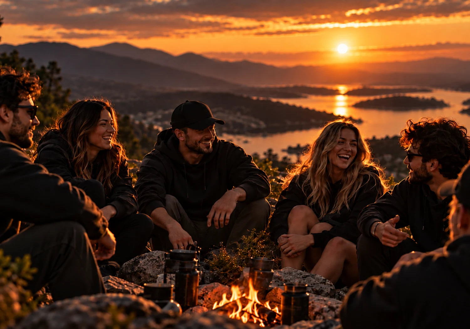 Members of the Still Standing community talking together